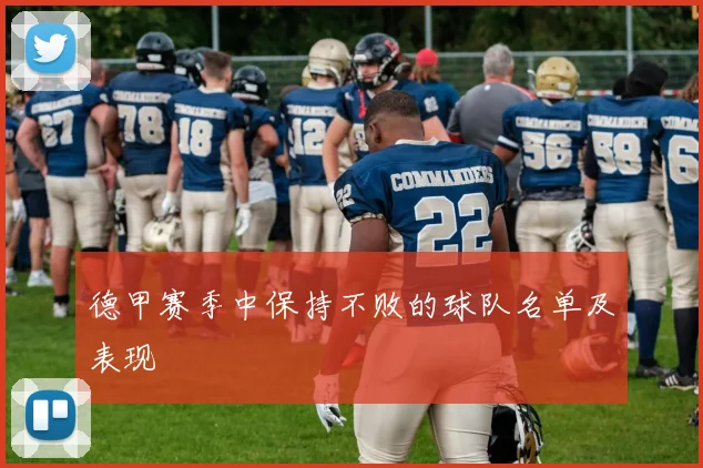 德甲赛季中保持不败的球队名单及表现