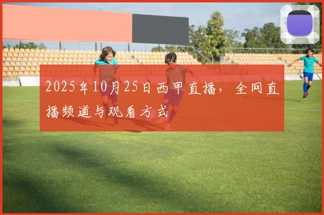 2025年10月25日西甲直播，全网直播频道与观看方式